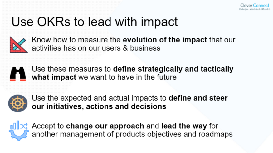 Leading with impact by using OKRs